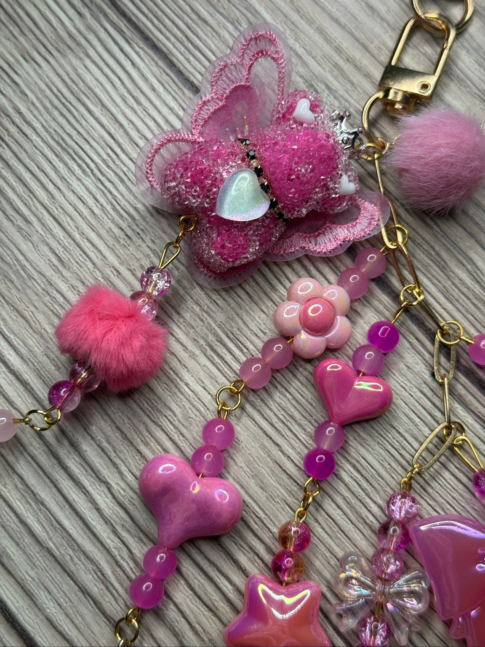 Bijou sac rose kawaii feito à mão – photo 11